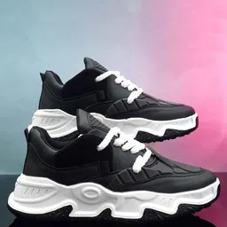 Zixer Men Textured High-Top Sneakers-image-60