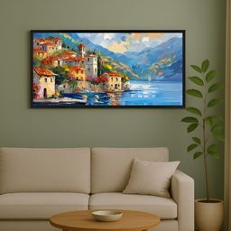 999Store Blue & Brown 1 Piece Canvas Other Wall Paintings-image-83