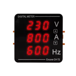 amiciSense 3 in 1 Voltmeter Ammeter 5 Amp AC And50-500 V Voltage Tester with Frequency and Current Test-23