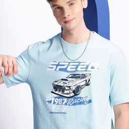 Aeropostale Relaxed Fit Graphic Printed Pure Cotton T-shirt-image-66