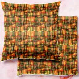 ArtzFolio Multicoloured Set of 2 Square Cushion Covers-picture-7