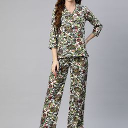 Cottinfab Floral Printed Co-Ords-image-47