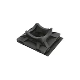 ESSENTRA COMPONENTS Tie Holders & Mountings CABLE TIE MOUNT, NYLON 6.6, BLACK, FTH-7A-RT-UVB-M (Pack of 5)-image-60