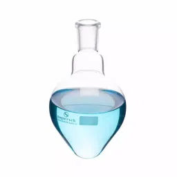 Supertek Single Neck Pear Shape Flask, Capacity 100 ml, 15.220.0100C (Pack of 10)-93