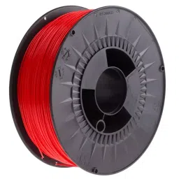 RS PRO 3D Printer Filament 1.75 mm Red PLA 1 kg, 8320220-31