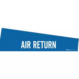 BRADY Pipe Marker Air Return Blue & White for 2-1/2 to 7-7/8 inch Outer Diameter Pipe, 781WA7 (Pack of 5 Pcs)-image-74