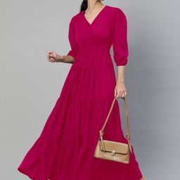 Krunal Raiyani Women Solid Daily Anarkali Kurta-picture-3