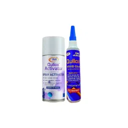 Qullox Activator Spray 125 g and Gel Instant Adhesive 125 ml-39