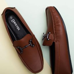 Big Fox Men Tan Loafers-image-69