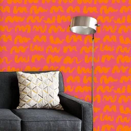 ArtzFolio Printed UV-Resistant Anti-Bacterial Abstract Repeat Art Peel & Stick Wallpaper-image-51