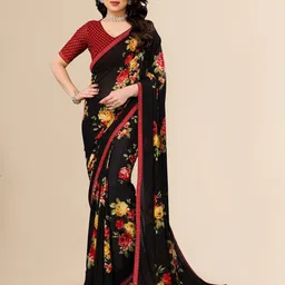 Moda Rapido Floral Beads and Stones Saree-image-45