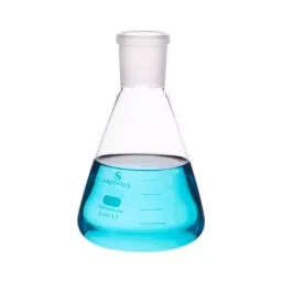 Supertek Conical Erlenmeyer Flask With Joint, Capacity 2000 ml, 15.252.0120 (Pack of 6) image 1