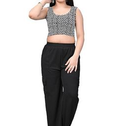 Kasendra Women Regular Fit Cargos Trousers-image-0