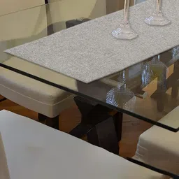 Kuber Industries Grey Table Runner-10