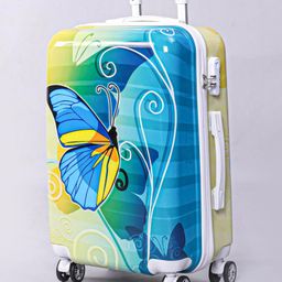 Pine Kids Trolley Luggage Bags Blue - 22 inch-image-26