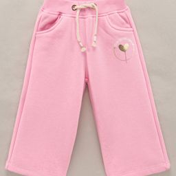 Little Kangaroos Full Length Lounge Pant Text & Heart Print - Ballet Pink-image-10