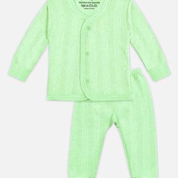 Trampoline Full Sleeves Striped Thermal Set - Pastel Green-image-88