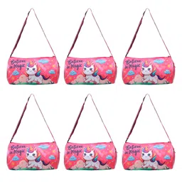 Happile Kids unicorn theme Duffle shoulder bag 6 piece combo for school/travelling/sports/Picnic Apt for 2-15 Yrs. Kids-picture-13