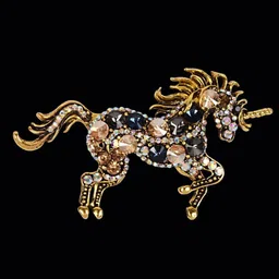 Curren Gold-Toned Metal Statement Brooch-picture-12