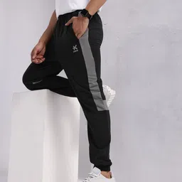 HRX by Hrithik Roshan Men Lifestyle Joggers with Contrast Panels-image-82