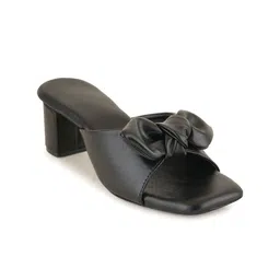 Rubeezz Women Block Sandals with Bows image 2
