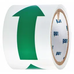 BRADY Floor Marking Tape Continuous Roll Arrow Green No Legend 3 inch x 15 ft x 8 mm, 1MM21-image-82