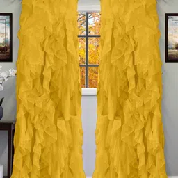 Dekor World Multicoloured Set of 2 Sheer Door Curtain-picture-28