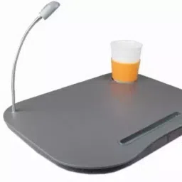 IBS Black Mattee Finish Plastic Portable Laptop Table-1