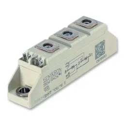 SEMIKRON THYRISTOR MODULE, 95A, 1600V, 7897771-8