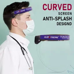 Allextreme 2000 Micron Reusable Face Shield with Adjustable Elastic Strap EX2000S6 image 5