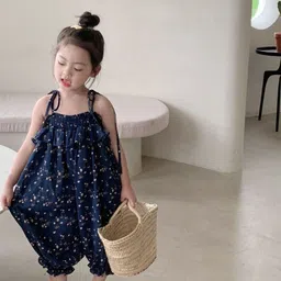 LULU & SKY Girls Printed Basic Jumpsuit-image-45