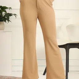 FITHUB Women High-Rise Wrinkle Free Trouser-image-51