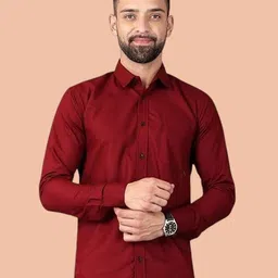 WILNERCROWN Classic Button-Down Collar Cotton Casual Shirt-image-114