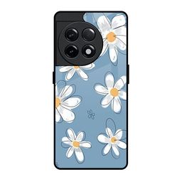 QRIOH Floral Printed OnePlus 11R 5G Silicone Back Case-image-78
