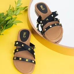 Inc 5 Women Striped Western - Embellished Fashion Flats-picture-36