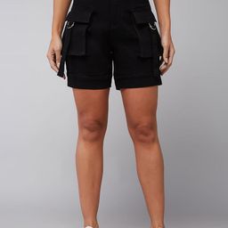 DOLCE CRUDO Women High-Rise Denim Denim Shorts-picture-46