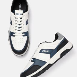 FCUK Men Colourblocked Sneakers-image-29