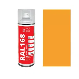 One sixty eight Spray Paint Gloss Finish 400 ml JCB Yellow, RAL 168 - 1028-image-69