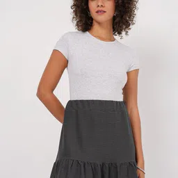 BIGDART Ruffled Mini Flared Skirt-picture-44