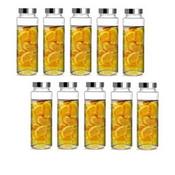 SOMIL Set Of 10 Glass Water Bottle-image-83