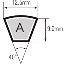 Mitsuboshi Red label V Belt Type A 5486.4 mm, RA216-image-2