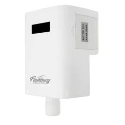Bharat Photon FlushBuoy Exposed Urinal Sensor 6 V DC 50- 650 mm with 4 x AA Alkaline Battery, White-9