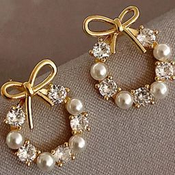 LVISHI Love Bow Stud Earrings-image-97