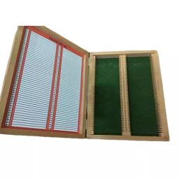 WKM 100 Slides with Index Wooden Wooden Slide Box for laboratories KTN379-17