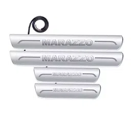 Auto Pearl Car Door Foot Step Led Sill/Scuff Plates Mirror Finish Silver Compatible For Mahindra Marazzo 2019, LEDSillPLATE_Sil_Marazzo2019 (Set of 4)-image-14