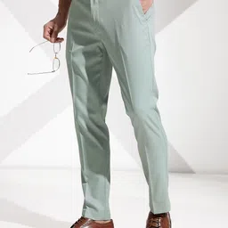 encore by INVICTUS Men Regular Fit Formal Trousers-image-30