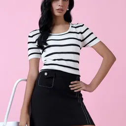 SHOWOFF Striped Top-image-95