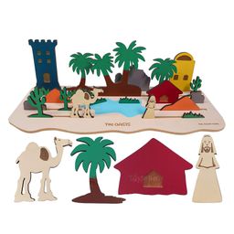 Toyshine The Oasis Board Puzzle Game Multicolour -  22 Pieces-14
