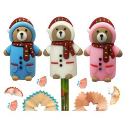 FunBlast Teddy Shaped Pencil Sharpener Pack Of 3 - Multicolor-picture-8