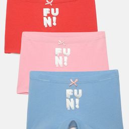 Mackly Pack Of 3 Fun Printed Boxer Briefs - Red Pink Blue-image-35
